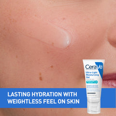 Textura ligera de gel CeraVe, absorbe rápido y deja la piel suave.