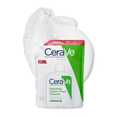 CeraVe crema-espuma hidratante: envase visible para limpieza suave diaria