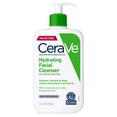 CeraVe Hydrating Facial Cleanser bottle with ceramides supporting the skin barrier