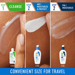 CeraVe PM Facial Moisturizing Lotion bottle delivers overnight hydration and barrier support.