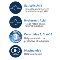 Aplicación en la palma genera espuma para uso diario en rostro y cuerpo.
