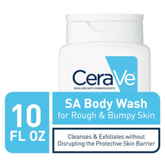 CeraVe SA Body Wash hidratación 24 horas para piel suave