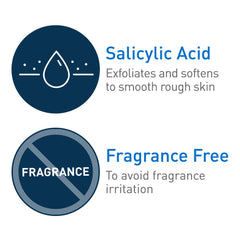 CeraVe SA Lotion 24-hour hydration matrix visual highlighting lasting moisture.