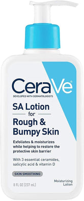 CeraVe SA Lotion, botella de 8 onzas para piel áspera.