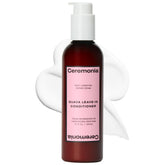 Ceremonia Guava Leave-In Conditioner bottle enhances hydration for dry hair.