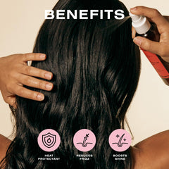 UV and heat protection up to 450F with Guava Rescue Spray.