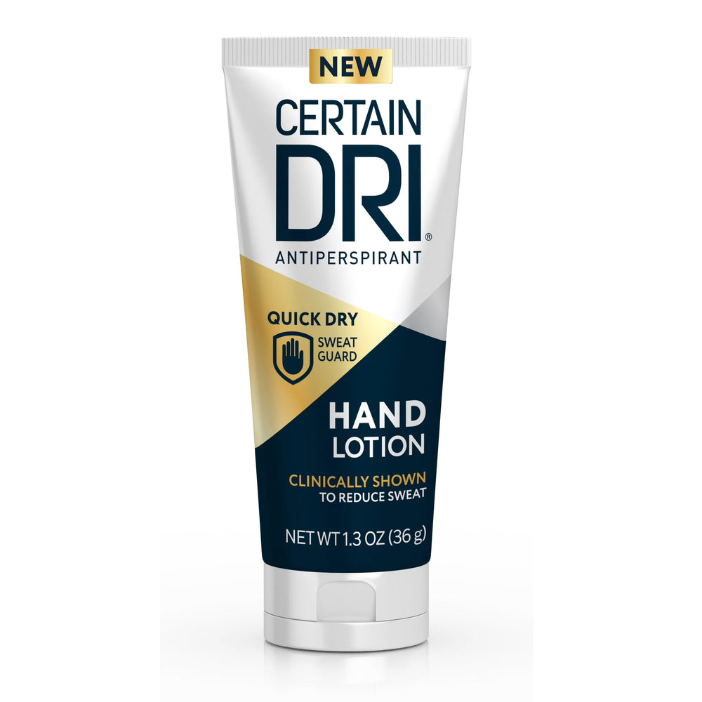 Certain Dri mano-locion-seca: mantiene las manos secas y cómodas todo el día.