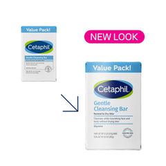 Cetaphil Barra limpieza ingredientes nutritivos, primeros planos de nutrición para la piel.