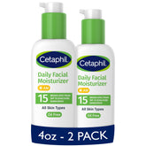 Cetaphil Daily Facial Moisturizer SPF 15 front bottle for lightweight daily hydration and broad spectrum protection