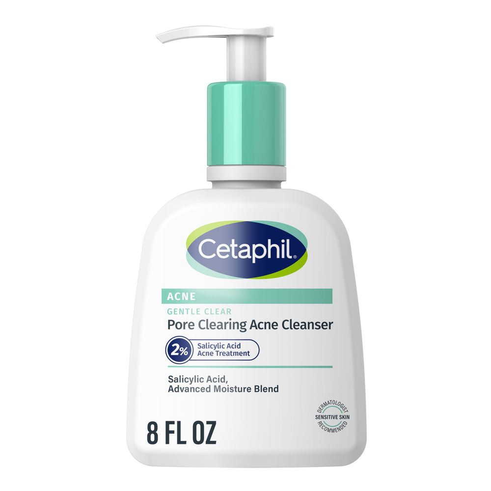Cetaphil Gentle Clear: bote con dispensador para uso diario, piel limpia y suave
