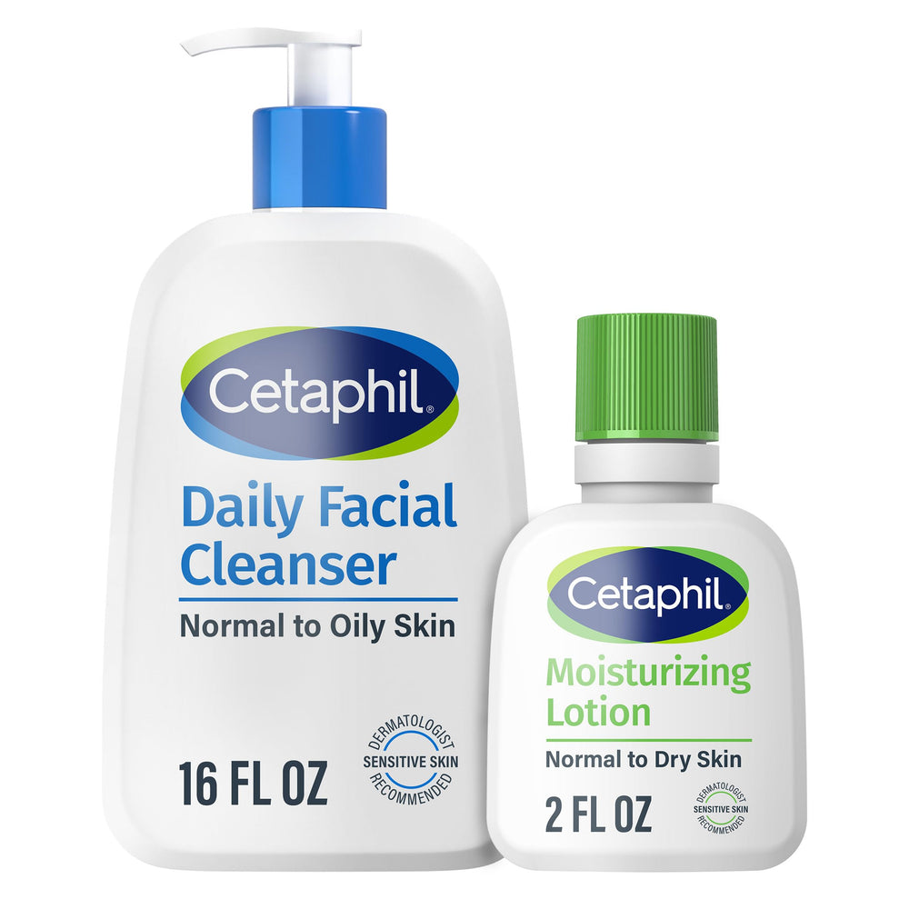 Cetaphil limpiador facial diario en espuma para piel sensible.