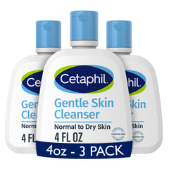 Cetaphil limpiador suave para piel sensible, textura cremosa que cuida la hidratación diaria.