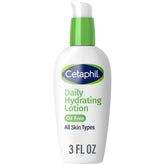 Cetaphil loción hidratante diaria para piel mixta, botella visible, hidratación duradera.