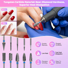 CGBE drill bits with 3/32 inch shank fit most devices for easy use.