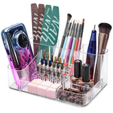 CGBE Nail Drill Holder with a 28-hole design keeps drill bits organized.