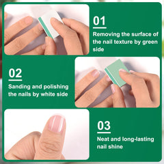CGBE soft EVA foam buffer for gentle natural-nail buffing.
