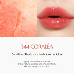 CHALLANS DE PARIS ROSEA lipstick application demonstrates smooth glide and comfortable wear