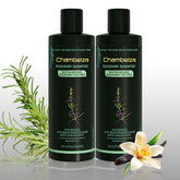 Chambelza Rosemary Shampoo bottle for daily use promotes scalp freshness and hair strength.