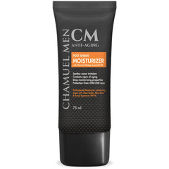 CHAMUEL MEN loción para después del afeitado, aplicación suave y alivio de irritaciones.