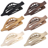 CHANDAT flat hair clip set in brown pack for secure, comfortable all-day wear.