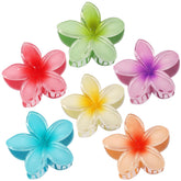 CHANDAT pinzas flor para cabello multicolor, ideal para looks veraniegos.