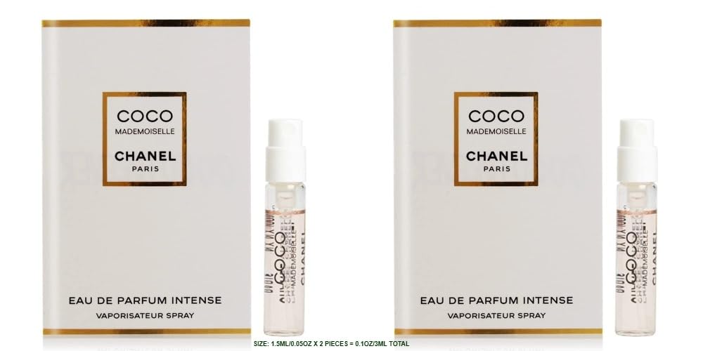 CHANEL Coco Mademoiselle Intense vial pack — compact testing set for on-the-go scent exploration