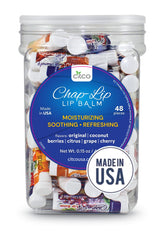 Chap-Lip Lip Balm grape flavor jar for hydrating moisture on lips