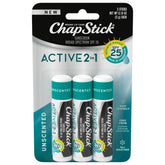 ChapStick Active 2en1 SPF25, bálsamo labial hidratante con protección solar para uso diario