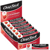 ChapStick Cuidado de Labios Fresa Clásica: pack 12 para uso diario.