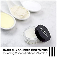 Maracuja and coconut oil ingredients in ChapStick Total Hydration Scrub for moisturized lips