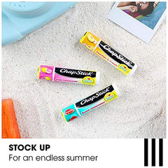 ChapStick Pink Lemonade balm tube with refreshing flavor and smooth glide.