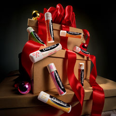 ChapStick sabor chocolate caliente, aroma reconfortante y labios suaves.
