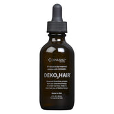 Charismo Dekohair serum bottle pour for precise scalp application and easy dosing.