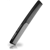 Charlemagne carbon hair comb 18 cm in action for anti-static smooth styling.
