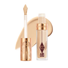 Charlotte Tilbury AIRbrush Flawless Blur Concealer bottle demonstrates hydrating full-coverage.