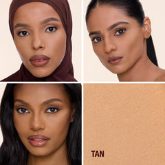 Charlotte Tilbury Airbrush Flawless Finish Powder being applied with a brush