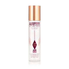 Charlotte Tilbury Airbrush Flawless Setting Spray bottle XL hydrates and locks makeup for long wear