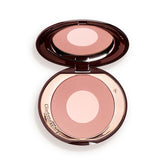 Charlotte Tilbury Cheek to Chic Pillow Talk Original outer shade for sculpting and glow.