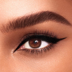 Charlotte Tilbury Feline Flick wing application for easy cat-eye.