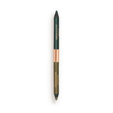 Charlotte Tilbury Magic Eyeliner Green Lights matte end defines the lash line with precision.