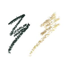 Charlotte Tilbury Magic Eyeliner Green Lights metallic end adds light and contrast.