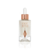 Charlotte Tilbury Magic Serum Crystal Elixir bottle ready for daily hydration and smooth skin prep.