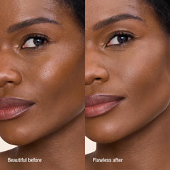 Closeup of Rose Wax and Almond Oil infusion in Charlotte Tilbury powder