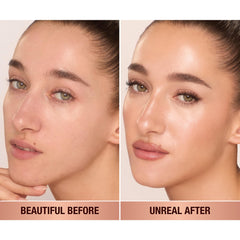 Texture swirl of Charlotte Tilbury Unreal Skin Tint reveals lightweight blend