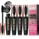 Charm Kiss 3-pack mascara bundle with 4D silk fibers for voluminous lashes all day