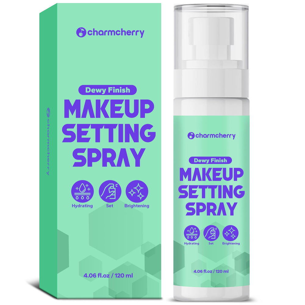 CharmCherry makeup setting spray bottle mist for long lasting hold