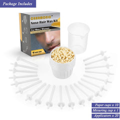 Charmonic Nose Wax Kit after removal highlights clean, smooth nostril edge.