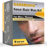 Charmonic Nose Wax Kit pack for home use with quick, painless removal.