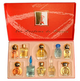 Charrier Parfums gift box with ten mini bottles inspires mood exploration