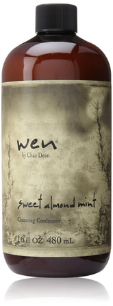 Chaz Dean Wen Sweet Almond Mint cleansing conditioner bottle front for daily gentle hydration